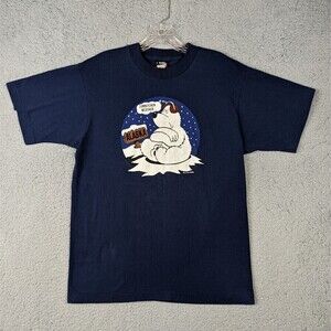 Vintage Alaska Shirt Adult Large Polar Bear Single Stitch Funny Screen Star 90s